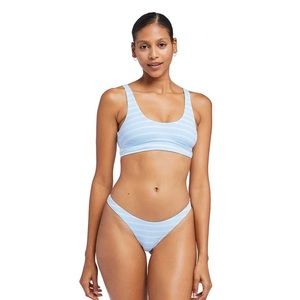 Vitamin A sky eco rib bikini small